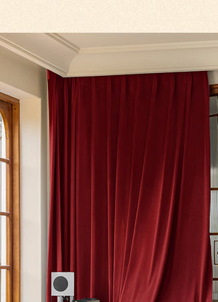 Rideau Rouge Velours