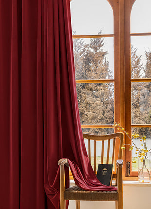 Rideau Rouge Velours