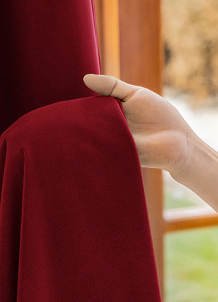 Rideau Rouge Velours