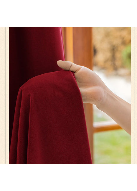 Rideau Rouge Velours