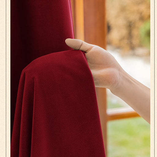 Rideau Rouge Velours
