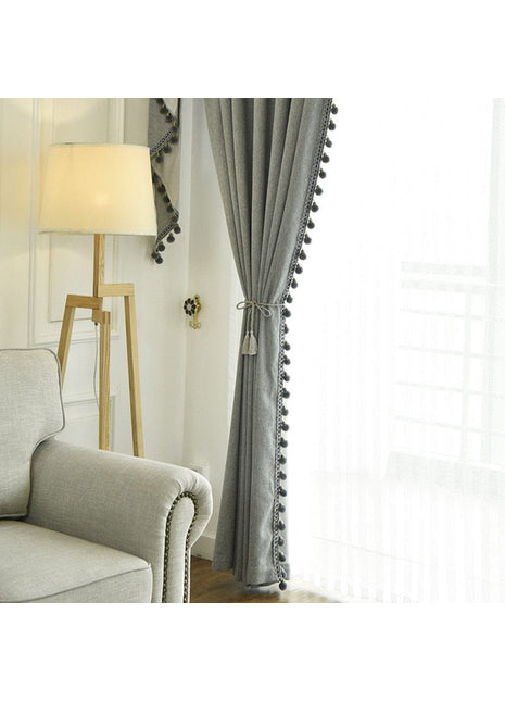 Rideau Salon Gris