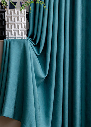 Rideau Scandinave Bleu Canard