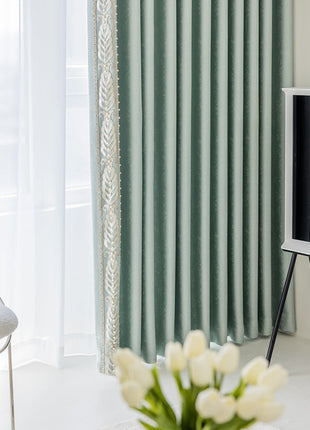 Rideau Thermique Vert D'eau