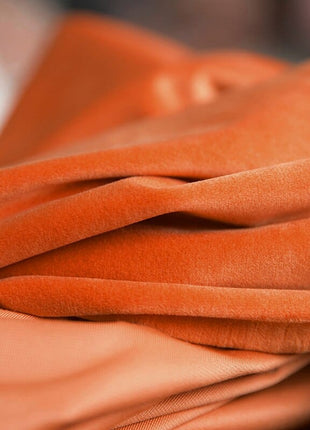 Rideau Velours Orange