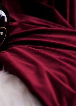 Rideau Velours Rouge