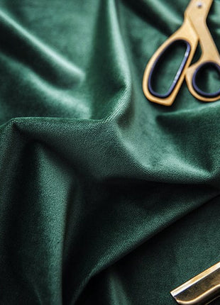 Rideau Velours Vert Emeraude