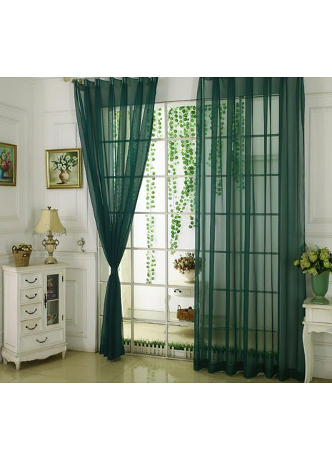 Rideau Voilage Vert