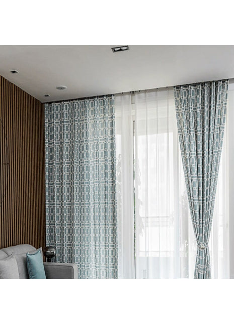 Rideau a Motifs Geometriques