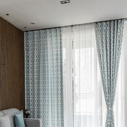 Rideau a Motifs Geometriques