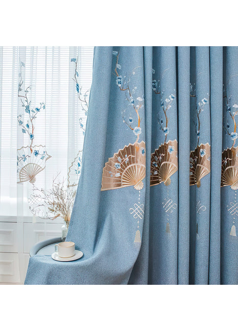 Rideau avec Motif Chinois