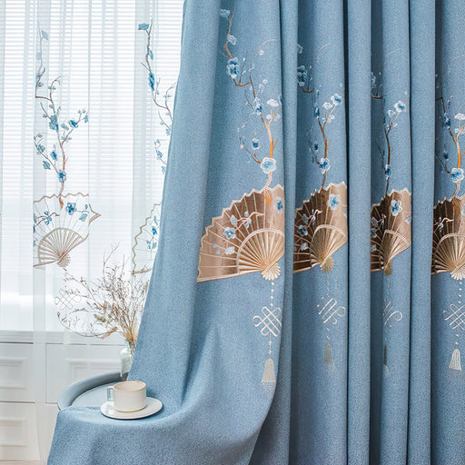 Rideau avec Motif Chinois