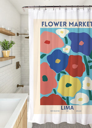 Rideau de Douche Fleurs (L180cm x H200cm)