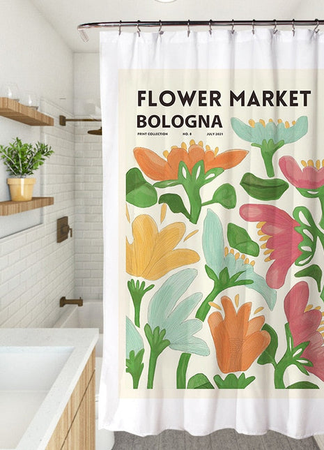 Rideau de Douche Fleurs (L180cm x H200cm)