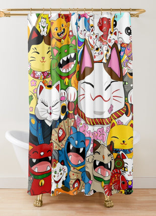 Rideau de Douche Japonais  (L180cm x H200cm)