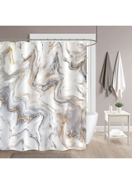 Rideau de Douche Marbre (L180cm x 00cm)