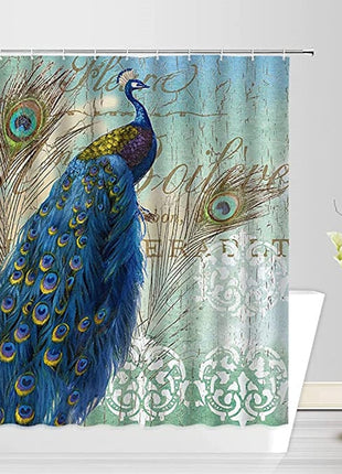 Rideau de Douche Paon (L180cm x H200cm)