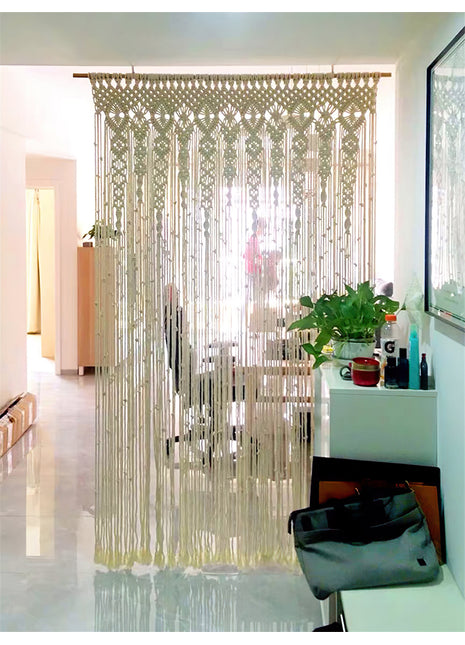 Rideau de Porte Macramé  <br /> (L60cm x 230cm)
