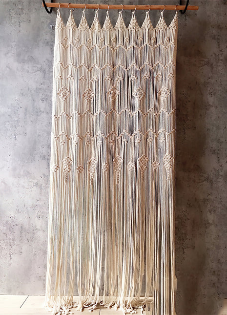 Rideau en Macramé </br> (L85cm x 200cm)
