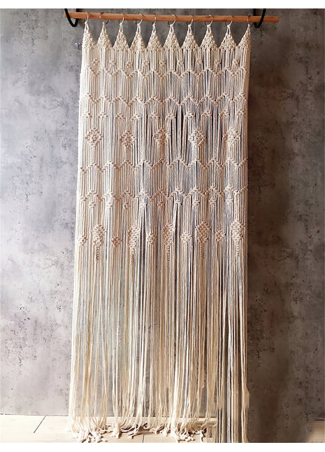 Rideau en Macramé </br> (L85cm x 200cm)