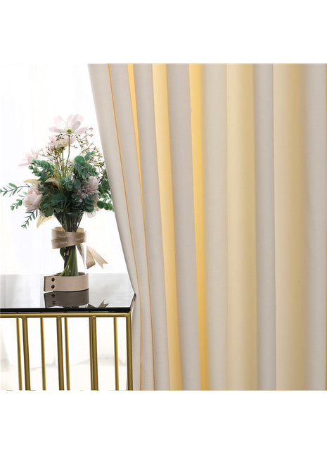 Rideau en Velours Beige