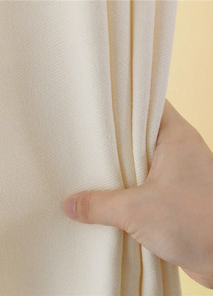 Rideau en Velours Beige