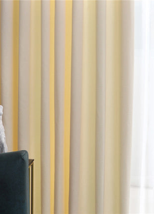 Rideau en Velours Beige