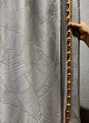 Rideaux Gris Argenté