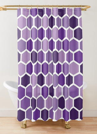 Rideu de Douche Geometrique  (L180cm x H200cm)