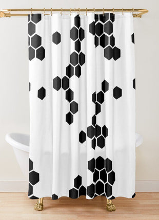 Rideu de Douche Geometrique  (L180cm x H200cm)