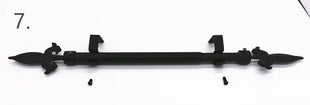 Tringle a Rideau Noir (65-190cm)