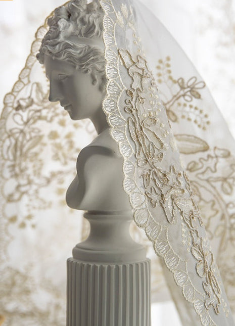 Voilage Blanc Brodé