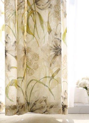 Voilage Imprimé Fleurs