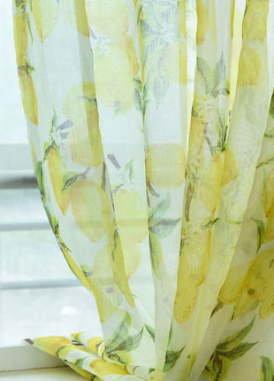 Voilage Jaune Citron